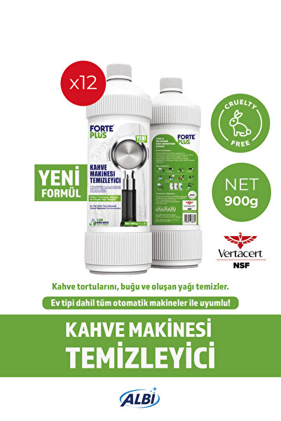 -Kahve Makinesi Temizleyici Toz 12'li Paket