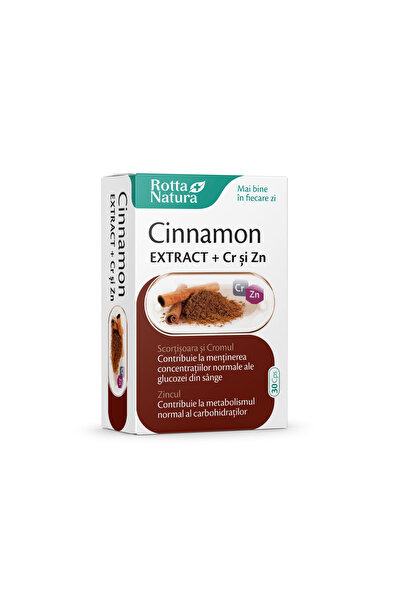 Rotta Natura Supliment alimentar cu extract de scorțișoară (Scorțișoară) + Cr...