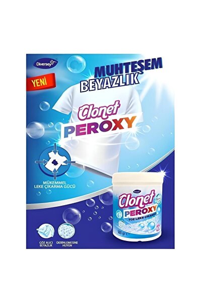Diversey DİVERSEY Clonet Peroxy Beyazlar İçin Toz Leke Çıkarıcı 500 gr