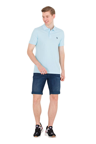 U.S. Polo Assn. Ανδρικό μπλουζάκι πόλο με λαιμόκοψη