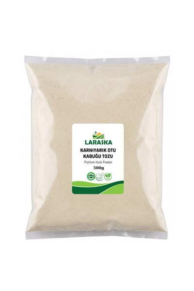 Laraska Karnıyarık Otu Kabuğu Tozu 500g - Psyllium Husk Powder 500g