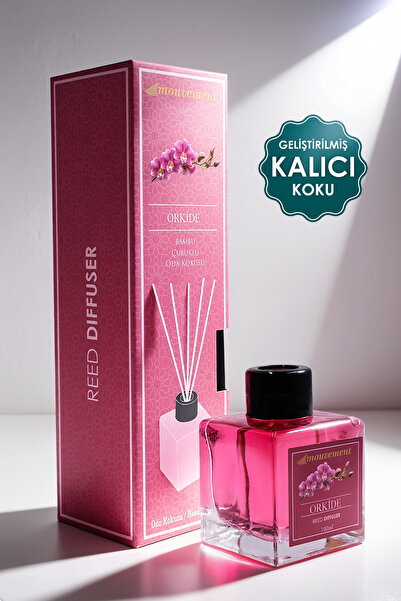 MOUVEMENT Orkide Zarafeti 100 ml Bambu Çubuklu Oda Kokusu – Şık ve Sofistike ...