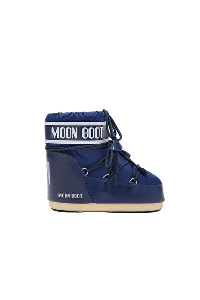 MOON BOOT Men's Snow Boots 80D1409340-F003 Icon Low Nylon Blue