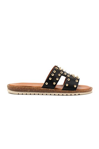 John May Women / Girls Slippers Rc-25Y-210-R2622 Black