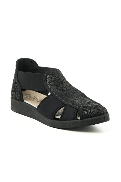 Green Life Kadın / Kız Sandalet 169 STRETCH WOMEN'S FOOTWEAR Black