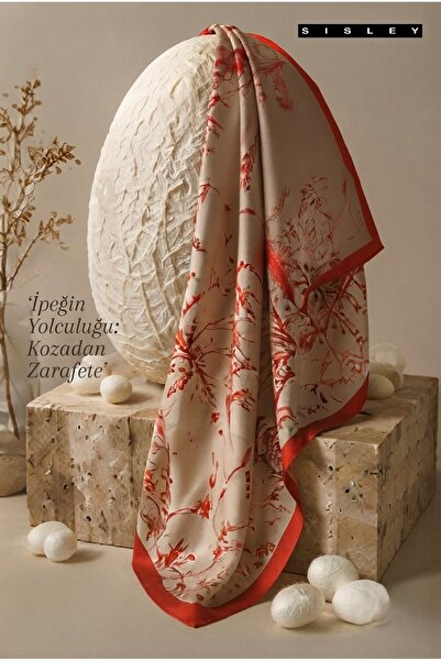 Sisley İPEK SATEN EŞARP-2032-90*90
