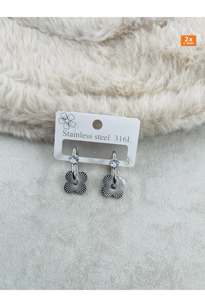 Bozhi Steel Earrings Glittering Style Meaningful Gift for Special Occasions