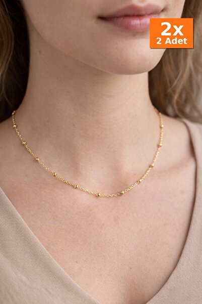 Bozhi Steel Blank Chain 6 Gold Stylish Gift Necklace
