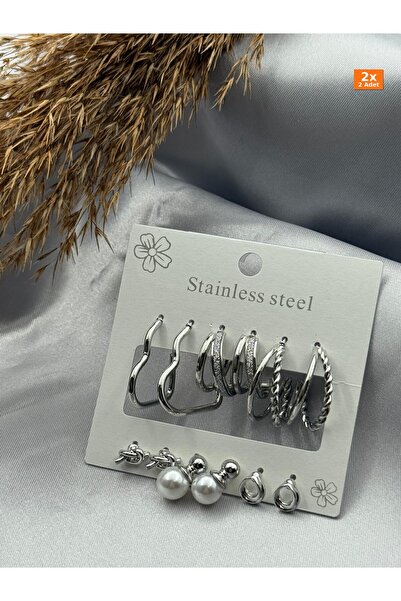 Bozhi Earrings Steel Elegant Gift