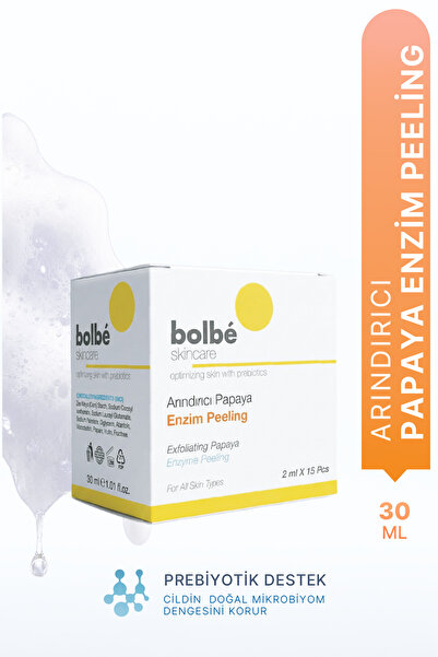 bolbé skincare Arındırıcı Papaya Enzim Peeling 2 ML - 15 Pcs