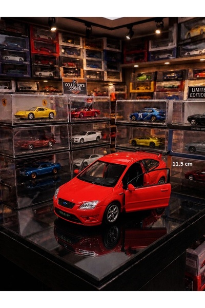 OYUNCAKSAHİLİ Demir Araba Kapılar Açılır Focus Geri Çekbırak ForDiecast 11.5c...