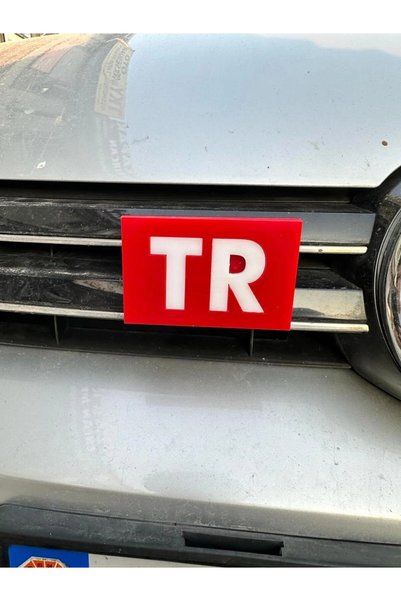 TKY Tr Louver Emblem Red with Screw