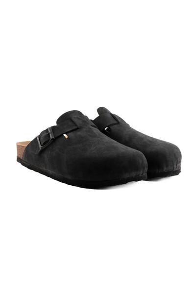 Roy Jones Women's Orthopedic Soft-Soled Clogs, Closed Toe, Stainless Steel Buckle, Non-Slip, Indoor/Outdoor Slippers