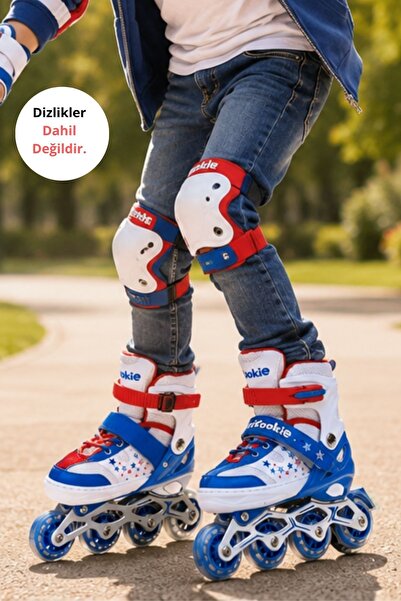 KİDZY Gokidy Rookie Fancy Mavi Paten Ayarlanabilir Beden 35-38