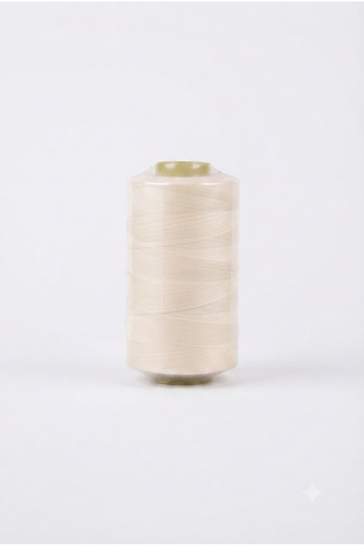 RuzgarHome Cream Color Sewing Thread 120No/5000M