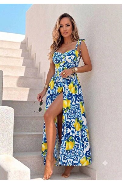 GLAMSI Rochie Damă cu Corset, Nasturi și Bretele – Stil Elegant & Feminin