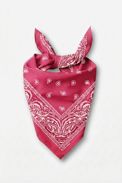 Walkenzo Eșarfă bandană multifuncțională cu model Paisley, 100% bumbac