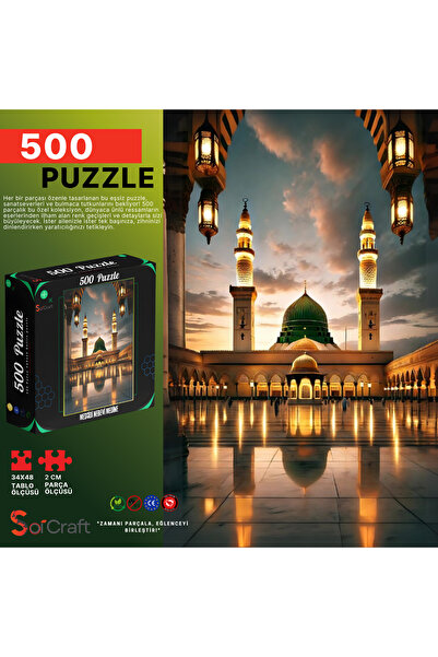 Soi Craft 500 Parça Puzzle Mescidi Nebevi Medine #274