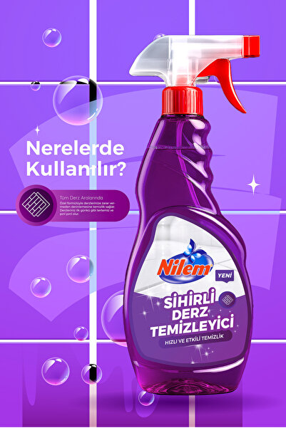 Nilem Sihirli Derz Temizleyici Sprey 1 Lt
