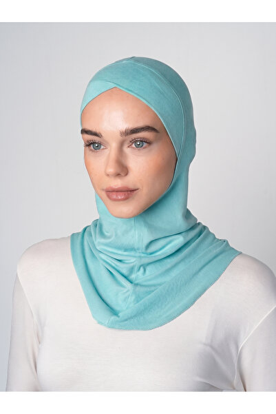 Ecardin Križni hidžab turban, križni ovratnik, bonet - ST232 menta