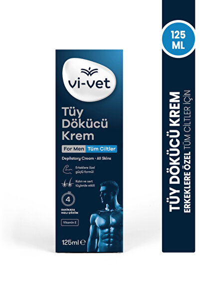 Vi-vet كريم إزالة الشعر 125 مل للرجال