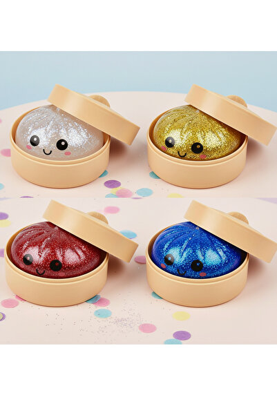 UĞURDAN Simli Jel Çin Mantısı Dumpling Sukuşi Oyuncak Squishy Stres Oyuncağı ...