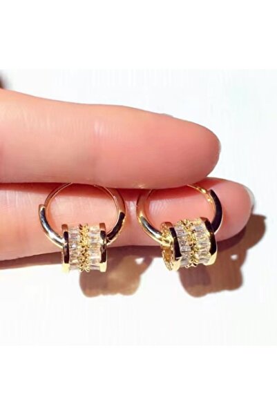Choice Gold-color 2026 New Designer Earrings Round Super Shiny Zircon Earring...
