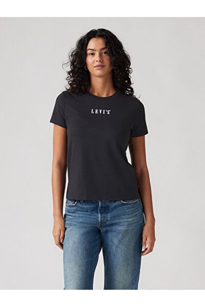 Levi's Damen-T-Shirt „The Perfect Black“ – A2086-0379
