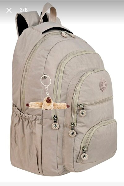Freedom Luxury Crinkle Fabric High School and Middle School Backpack with Mon...