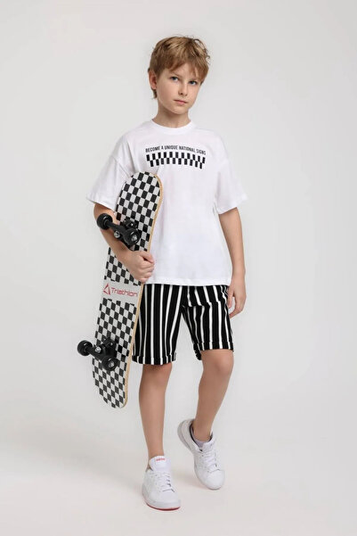 HAUSEkids 5-14 Yaş Drake Vargo Erkek Çocuk Takım-Ekru