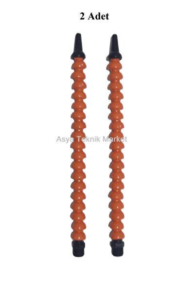 Genel Markalar 1/4" Spiral Bor Yağ, Boryağ Hortumu Yuvarlak Uçlu ( 24.8 Cm )