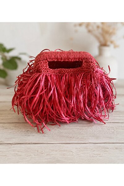 Generic Brand Tassel Red Bag