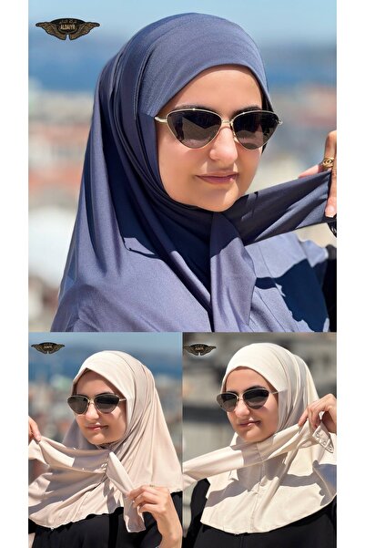 ALDAIYR 3 Snap Fasteners Hijab Cap