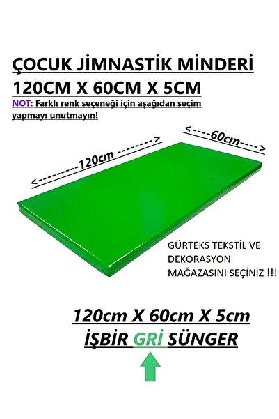 gürteks 60x120x5 Cm Çocuk Jimnastik Minderi (PVC)