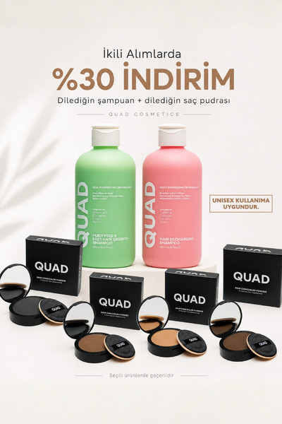 QUAD Perfect Look Set - Shampoo + Closure Set - Unisex