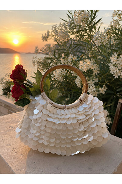 ARTTMACRAME Γυναικεία χειροποίητη πλεκτή τσάντα, τσάντα με σχέδιο λουλουδιών,...