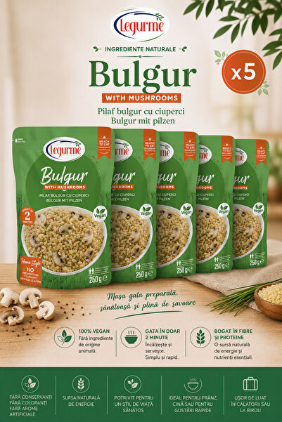 Legurme Bulgur Pilaf cu Ciuperci 250gr x5