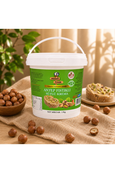 Antep Fıstıklı Sütlü Krema 1 Kg