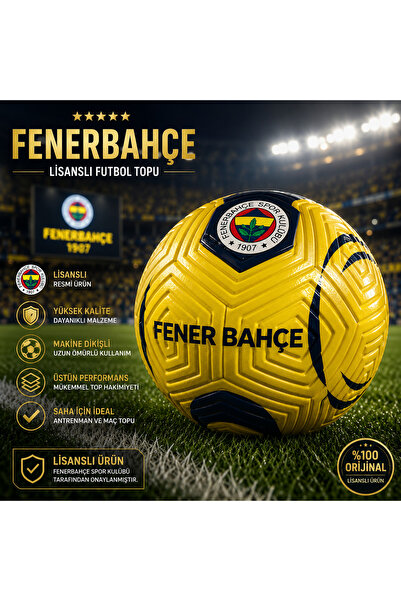 Sovdex LİSANSLI FENER FUTBOL TOPU PREMİUM YENİ SEZON
