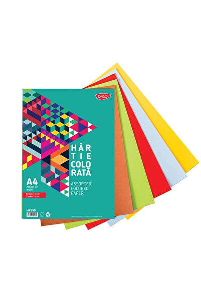 daço Hartie Colorata A4 50coli, 5culori Daco 80g/mp HR850