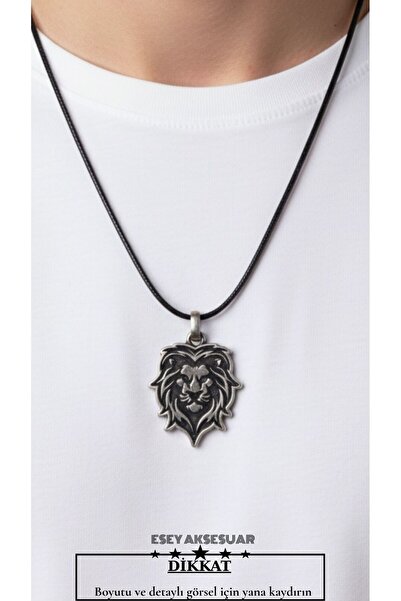 Esey Dizayn Aslan Metal Kolye