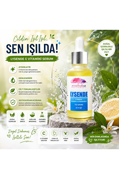 gamzebaykarabeauty Lysende Vitamin C Brightening Face Serum - Anti-Blemish, P...