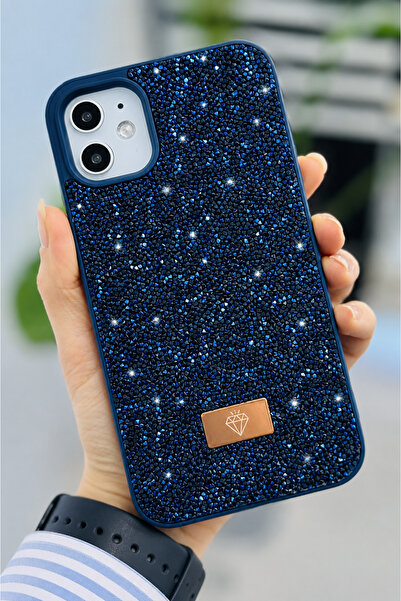 Go Aksesuar Iphone 11 Uyumlu Elmas Tasarımlı Taşlı Işıltılı Parlak Pırlanta S...