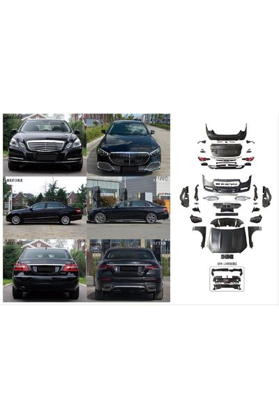 autogp Mercedes w212 to w213 facelift maybach dönüşüm body kit seti full 2009...