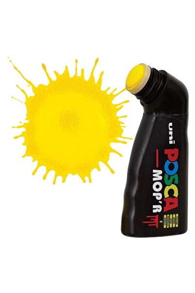 POSCA UNI PCM22 MOP marker 3-19mm sponge tip - yellow