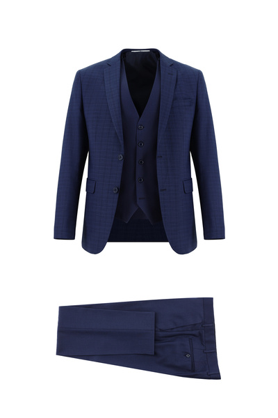 Kiğılı 7 Drop Super Slim Fit Extra Slim Fit Combination Vest Suit
