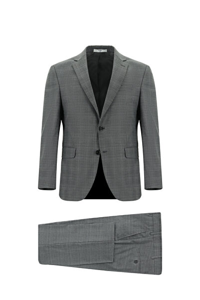 Kiğılı 7 Drop Slim Fit Slim Fit Plaid Suit
