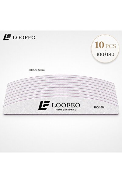 Choice NF02-G100180-GY-P10 10Pcs/Lot Nail File Buffer Double Side Nail Files ...