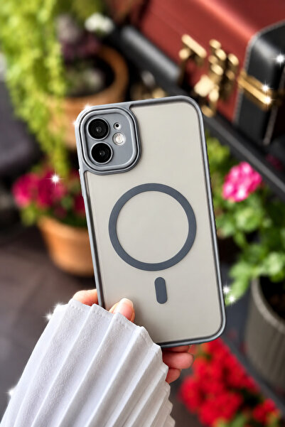 Go Aksesuar Iphone 11 Uyumlu MAGSAFE Özellikli Lens Korumalı Parmak İzi Bırak...