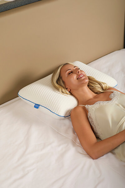 Simple. The Pillow Visco Ortopedik Klasik Uyku Yastığı Memory Foam Hafızalı Yastık 60*40*15
